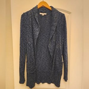 Navy heathered cardigan